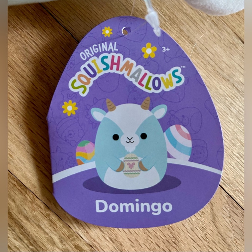 NWT Domingo the Easter Goat Squishmallow 8” 2022 - Picture 3 of 4